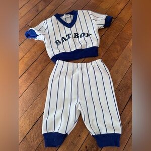 Vintage up for grabs, Bat boy baby outfit